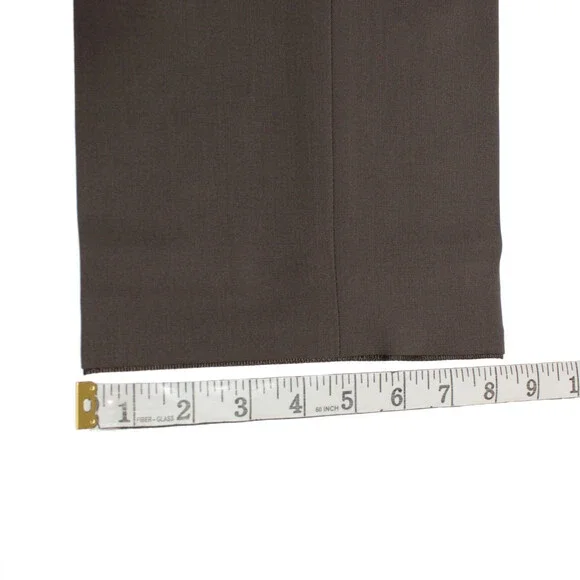 Meyer NWT Dress Pants Size 110 Tall (40 US) Bonn In Brown Wool Blend